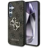 Variation Guess Metal Logo Samsung Galaxy S25 hoesje – Bruin