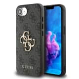 Variation Guess Metal Logo iPhone 16e hoesje – Grijs