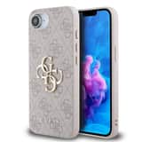 Variation Guess Metal Logo iPhone 16e hoesje – Roze