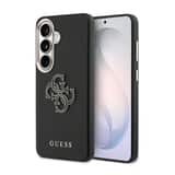 Variation Guess PU 4G Resin Metal Logo Hoesje Samsung Galaxy S26 – Zwart