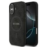 Variation Guess PU Leather 4G MagSafe Hoesje iPhone 17 – Zwart