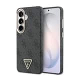 Variation Guess PU Leather 4G Strass Triangle Magnetisch Hoesje Samsung Galaxy S26 – Zwart