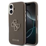 Variation Guess PU Resin Logo Hoesje iPhone 17 – Bruin