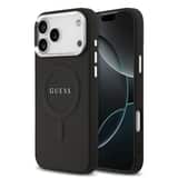Variation Guess PU Saffiano MagSafe Hoesje iPhone 17 Pro Max – Zwart