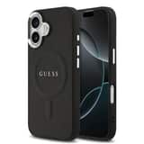 Variation Guess PU Saffiano MagSafe Hoesje iPhone 17 – Zwart