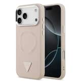 Variation Guess Triangle Logo iPhone 17 Pro Max hoesje met MagSafe – Roze
