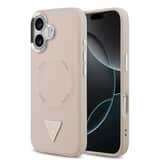 Variation Guess Triangle Logo iPhone 17 hoesje met MagSafe – Roze