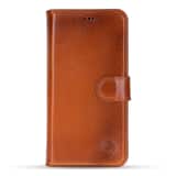 Variation Solidenz Moda Book Samsung Galaxy S26 Plus echt leren hoesje – Bruin