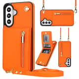 Variation Solidenz Fashion Portemonnee hoesje met koord Samsung Galaxy A57 – Oranje