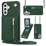 Variation Solidenz Fashion Portemonnee hoesje met koord Samsung Galaxy A57 – Groen
