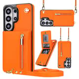 Variation Solidenz Fashion Portemonnee hoesje met koord Samsung Galaxy S26 Ultra – Oranje