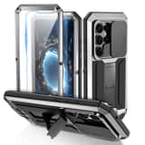 Variation Dustproof metal case Samsung Galaxy S26 Ultra – Silver