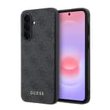 Variation Guess PU 4G Classic Logo Backcover Hoesje Samsung Galaxy A37 – Grijs