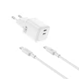 Variation WiWU Cube 45W Dual USB-C PD Snellader Combo – Wit