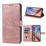 Variation Solidenz Bookcase Hoesje Samsung Galaxy A37 – Roségoud | 3 pasjes, magneetsluiting & standaard