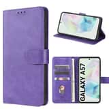 Variation Solidenz Bookcase Hoesje voor Samsung Galaxy A57 – Paars | 3 pasjes, magnetische sluiting & kickstand
