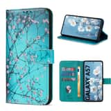 Variation Solidenz Bookcase hoesje voor Samsung Galaxy A57 – Blauw (Sierkers) – Kunstleer, 3 pasjes, magnetische sluiting, standaard