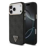 Variation Guess 4G Triangle Logo iPhone 18 Pro Max / 17 Pro Max hoesje met MagSafe – Zwart
