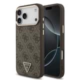 Variation Guess 4G Triangle Logo iPhone 18 Pro Max / 17 Pro Max hoesje met MagSafe – Bruin