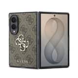 Variation Guess PU 4G Metal Logo Hoesje Samsung Galaxy Z Fold 8 – Bruin