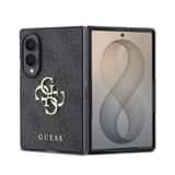 Variation Guess PU 4G Metal Logo Hoesje Samsung Galaxy Z Fold 8 – Grijs