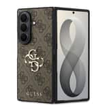 Variation Guess PU 4G Metal Logo Hoesje Samsung Galaxy Z Fold 8 Ultra – Bruin