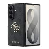 Variation Guess PU 4G Metal Logo Hoesje Samsung Galaxy Z Fold 8 Ultra – Grijs