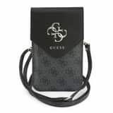Variation Guess 4G Metal Logo telefoon crossbodytas zwart