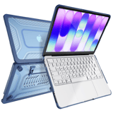 Variation Turtle Shift Shield hardcase laptopcover voor MacBook Neo 13 inch 2026 A18 – Blauw Indigo