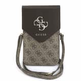 Variation Guess 4G Metal Logo telefoon crossbodytas bruin
