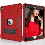 Shockproof Staand Hoesje iPad Air 2 2014 - Rood - Afbeelding 5