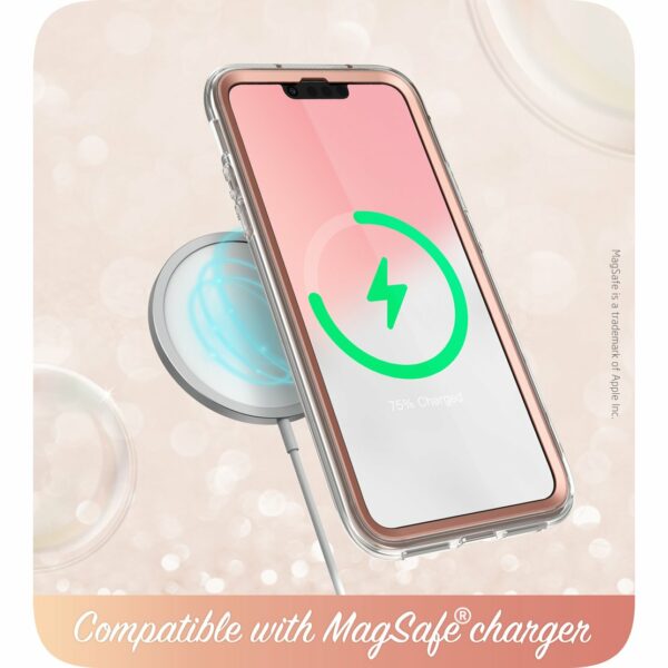 Cosmo 360 Phone Case with Screen Protector iPhone 13 - Marble White - Image 6