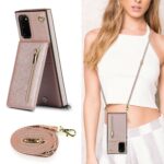 Solidenz Fashion Wallet with lanyard Samsung Galaxy S20 FE - Rose Gold - Image 3