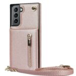 Solidenz Fashion Wallet with Cord Samsung S21 - Rose Gold - Image 2