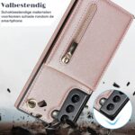 Solidenz Fashion Wallet with Cord Samsung S21 - Rose Gold - Image 5