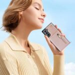 Solidenz Fashion Wallet with Cord Samsung S21 - Rose Gold - Image 7