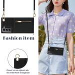 Solidenz Fashion Wallet with lanyard Samsung S21 FE - Black - Image 3