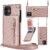 variatie Solidenz Fashion Wallet with lanyard iPhone 12 Pro – 12 – Rose Gold