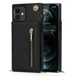 Solidenz Fashion Wallet met koord iPhone 12 Pro - 12 - Zwart - Afbeelding 2