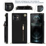 Solidenz Fashion Wallet met koord iPhone 12 Pro - 12 - Zwart - Afbeelding 7