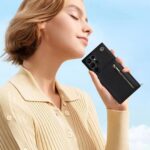Solidenz Fashion Wallet met koord Samsung S22 Ultra - Zwart - Afbeelding 6