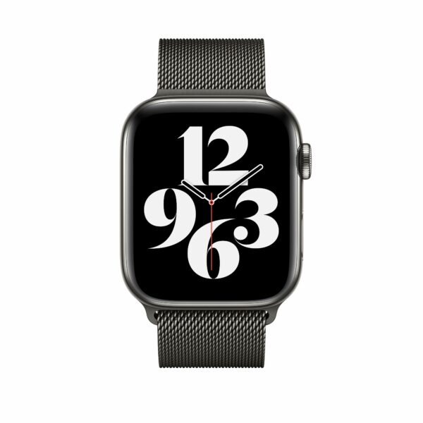 WiWu Graphite-colored Milanese strap for the Apple Watch 38-40-41mm - Image 2