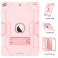 Schokbestendige Case iPad 2018 – 2017 – 9.7 inch – Roze
