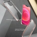 Supcase 360 Backcase UB Edge met Screen Protector iPhone 13 - Peach - Afbeelding 3