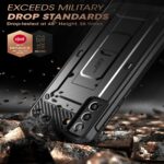 Supcase 360 Backcover with Screen Protector Samsung Galaxy S21 FE - Black - Image 2