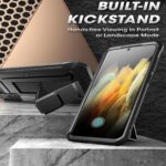 Supcase 360 Backcover with Screen Protector Samsung Galaxy S21 FE - Black - Image 3