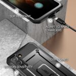 Supcase 360 Backcover with Screen Protector Samsung Galaxy S21 FE - Black - Image 6