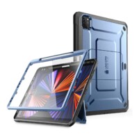 Supcase iPad Pro 12.9 inch 2021 Hoesje met Screen Protector – Penhouder – Blauw