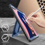 Supcase iPad Pro 12.9 inch 2021 Case with Screen Protector - Pen Holder - Blue - Image 2