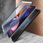Supcase iPad Pro 12.9 inch 2021 Case with Screen Protector - Pen Holder - Blue - Image 3